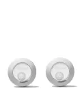 Chopard 18kt white gold Happy Diamonds Icons ear pins - Silver