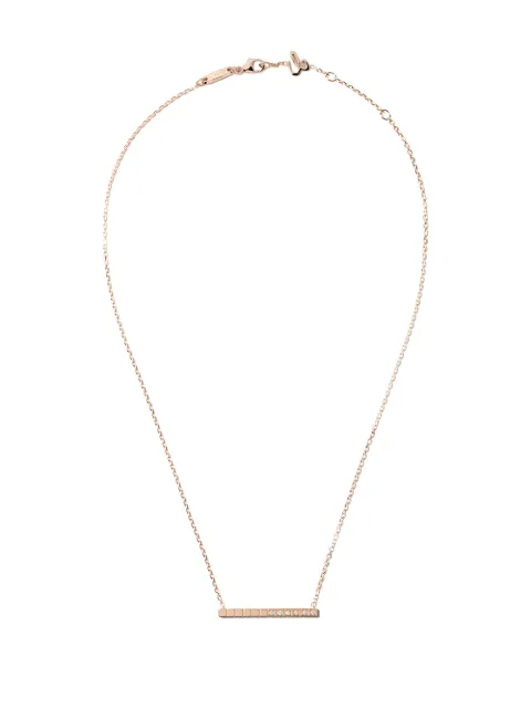 Chopard 18kt rose gold Ice Cube Pure diamond necklace