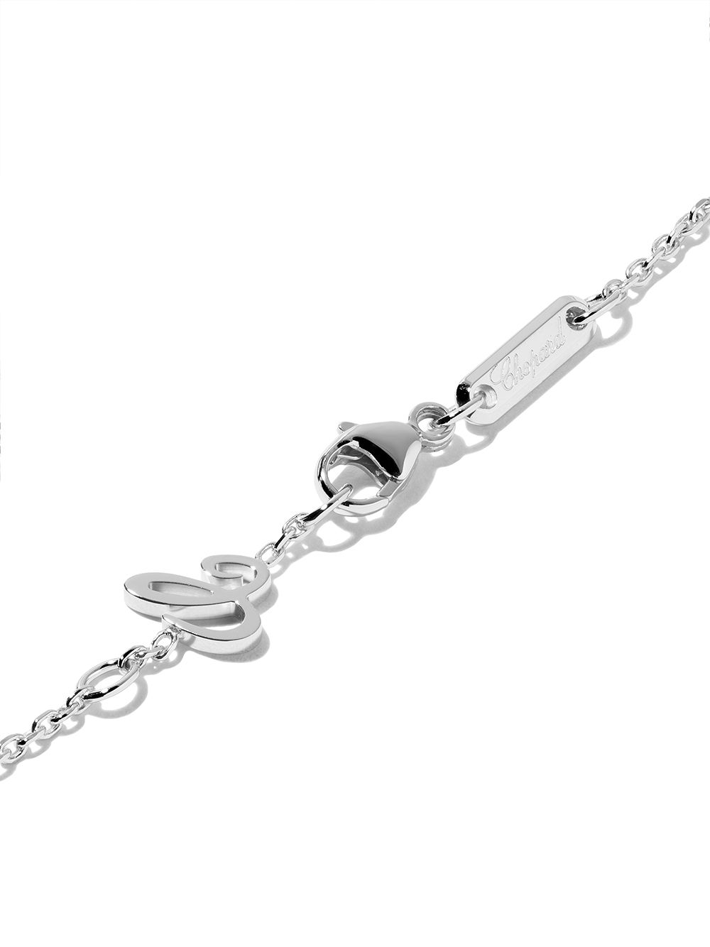 Chopard 18kt White Gold Happy Diamonds Icons Bracelet Farfetch