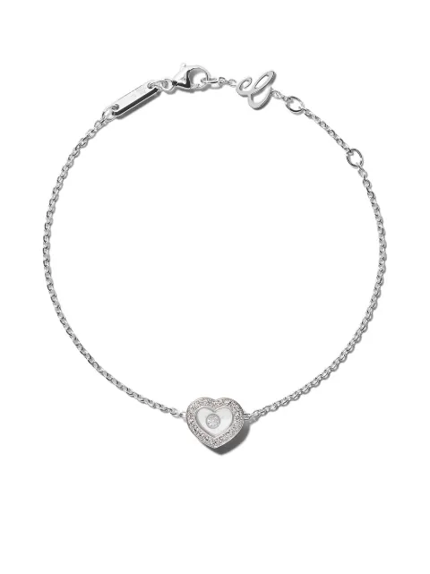 Chopard 18kt white gold Happy Diamonds Icons bracelet 