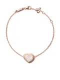 Chopard 18kt rose gold Happy Diamonds Icons bracelet - Pink