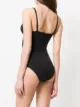 Paco Rabanne logo side panel bodysuit