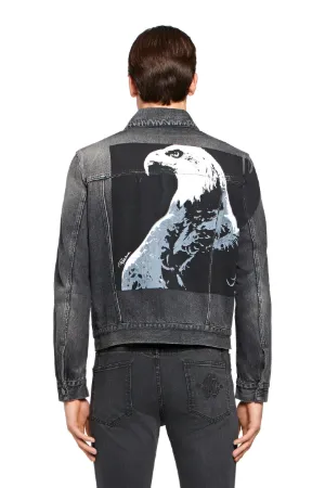 charli printed eagle jacket