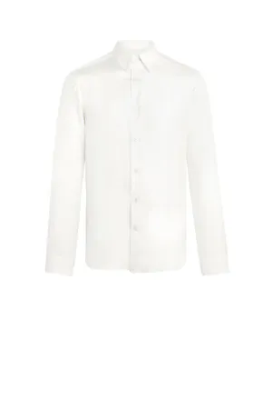 White long sleeve silk shirt | Roberto 