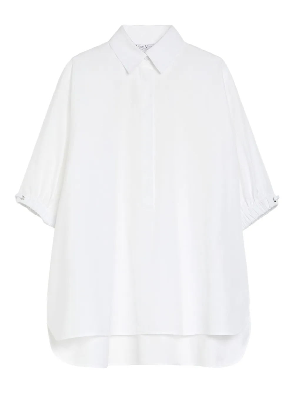 Max Mara フレアブラウス - ホワイト Max Mara フレアブラウス - ホワイト