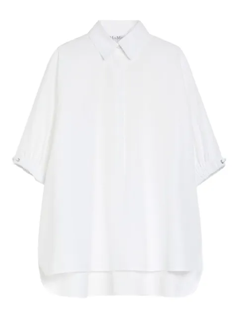 Max Mara broderie anglaise trim blouse