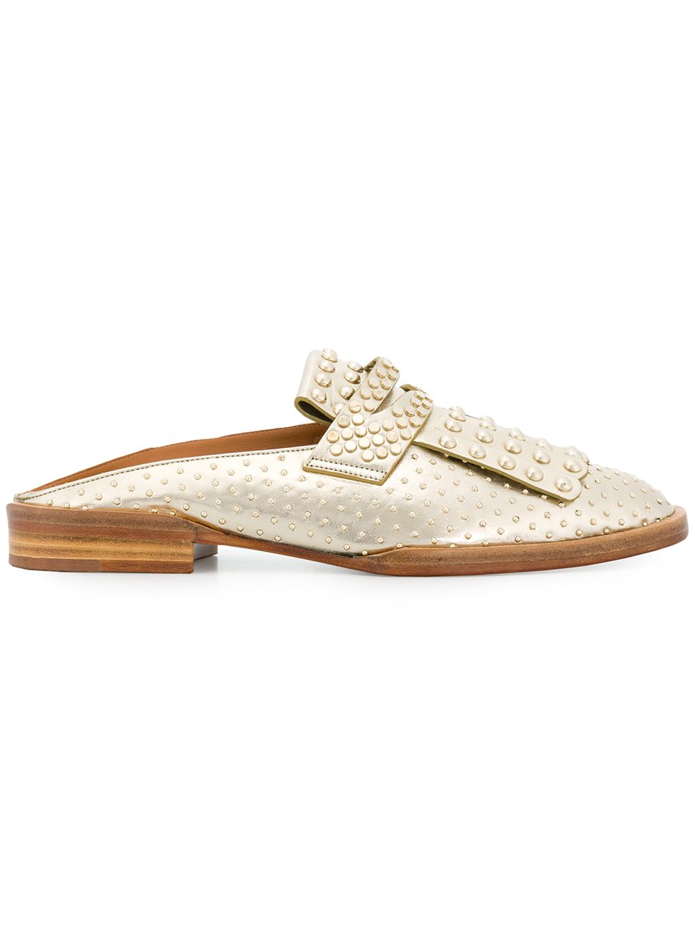 ROBERT CLERGERIE YOULA PEARL EMBELLISHED MULES,YOULA12917896