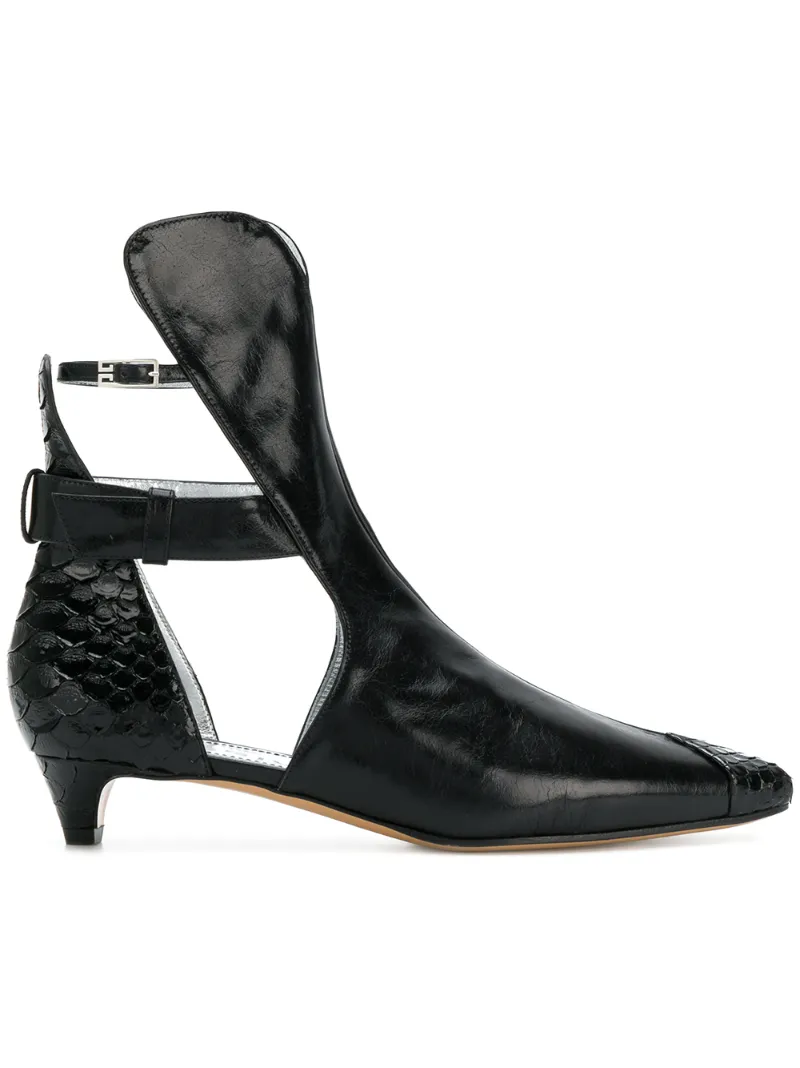 Givenchy ботильоны с прорезями