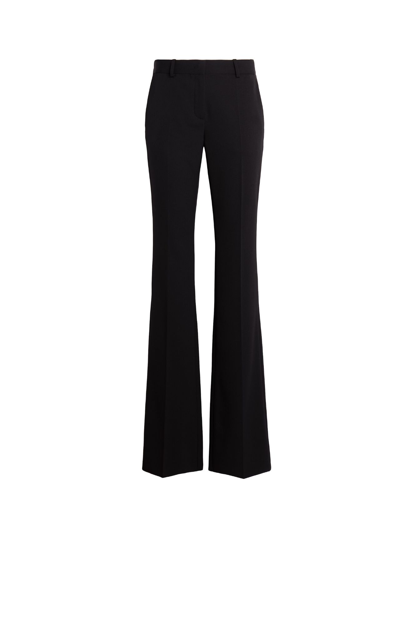 pantalones de vestir acampanados de color negro - Tienda Online Oficial ...