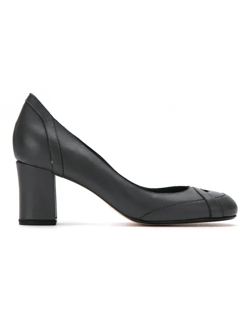 Panelled leather pumps - Sarah Chofakian - Modalova