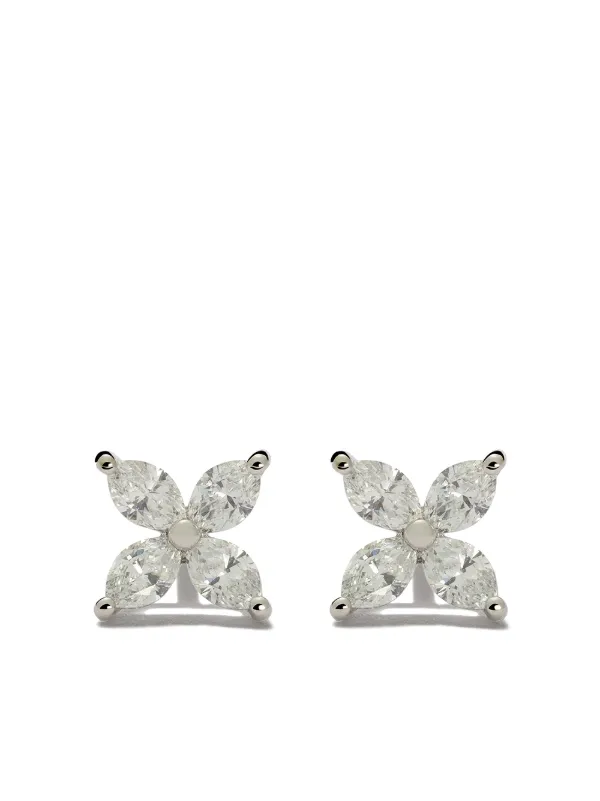 Tiffany Co Victoria Diamond Small Stud Earrings