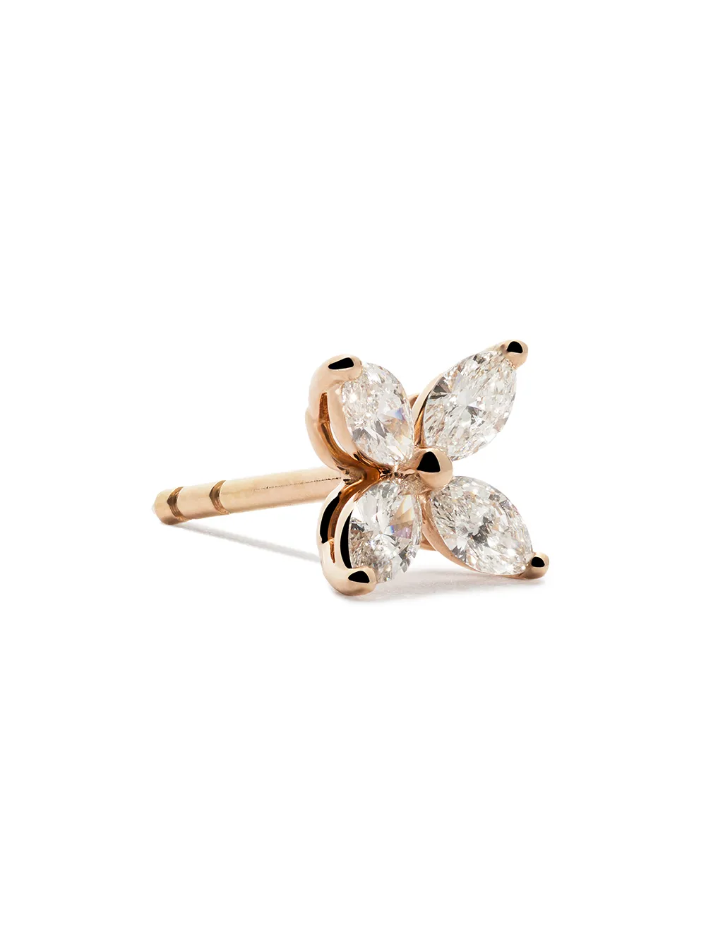 Tiffany Co 18kt Rose Gold Victoria Diamond Small