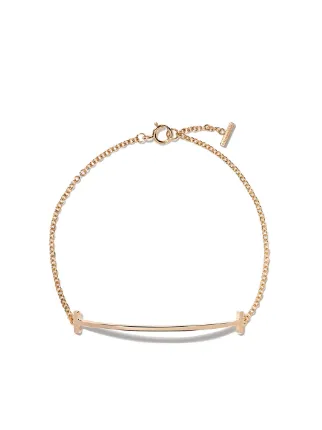 Tiffany Co 18kt Rose Gold T Smile Bracelet Farfetch Tiffany Co 18kt Rose Gold T Smile Bracelet