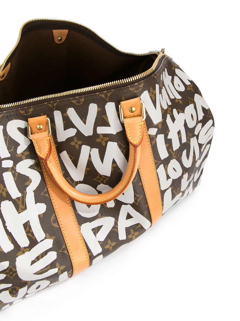 Louis Vuitton Keepall 50 Monogram Graffiti Bag - Farfetch