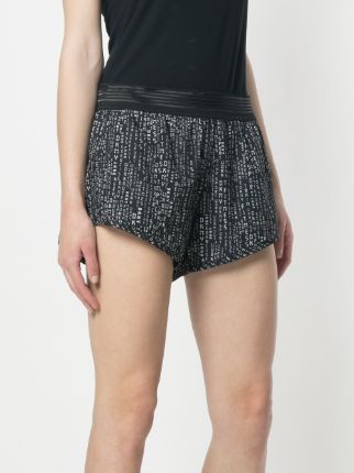 printed elasticated shorts展示图