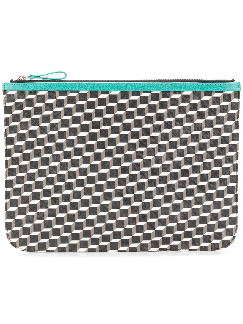 PIERRE HARDY geometric patterned clutch bag