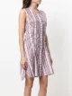 Carven فستان بدون أكمام مخطط