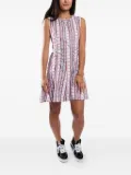 Carven striped sleeveless flared dress - Multicolour