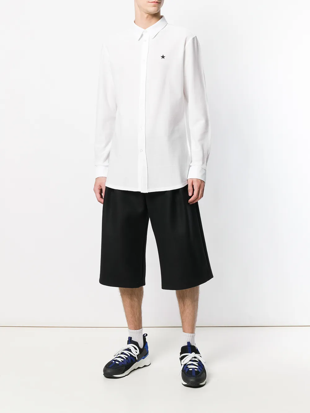 Givenchy ster geborduurd shirt - Wit