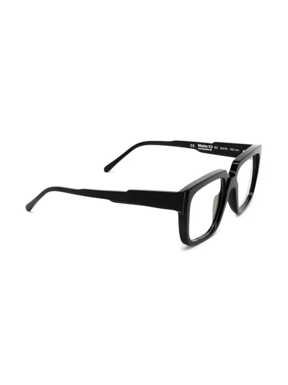 Kuboraum square glasses - Black