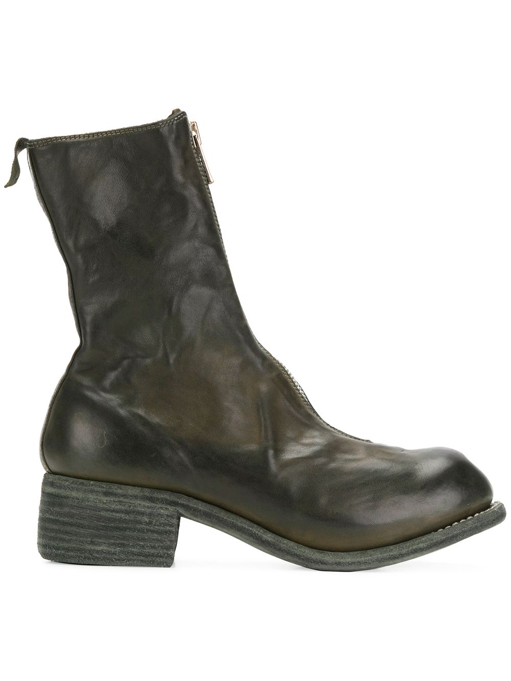 GUIDI worn-effect ankle boots,PL212922043