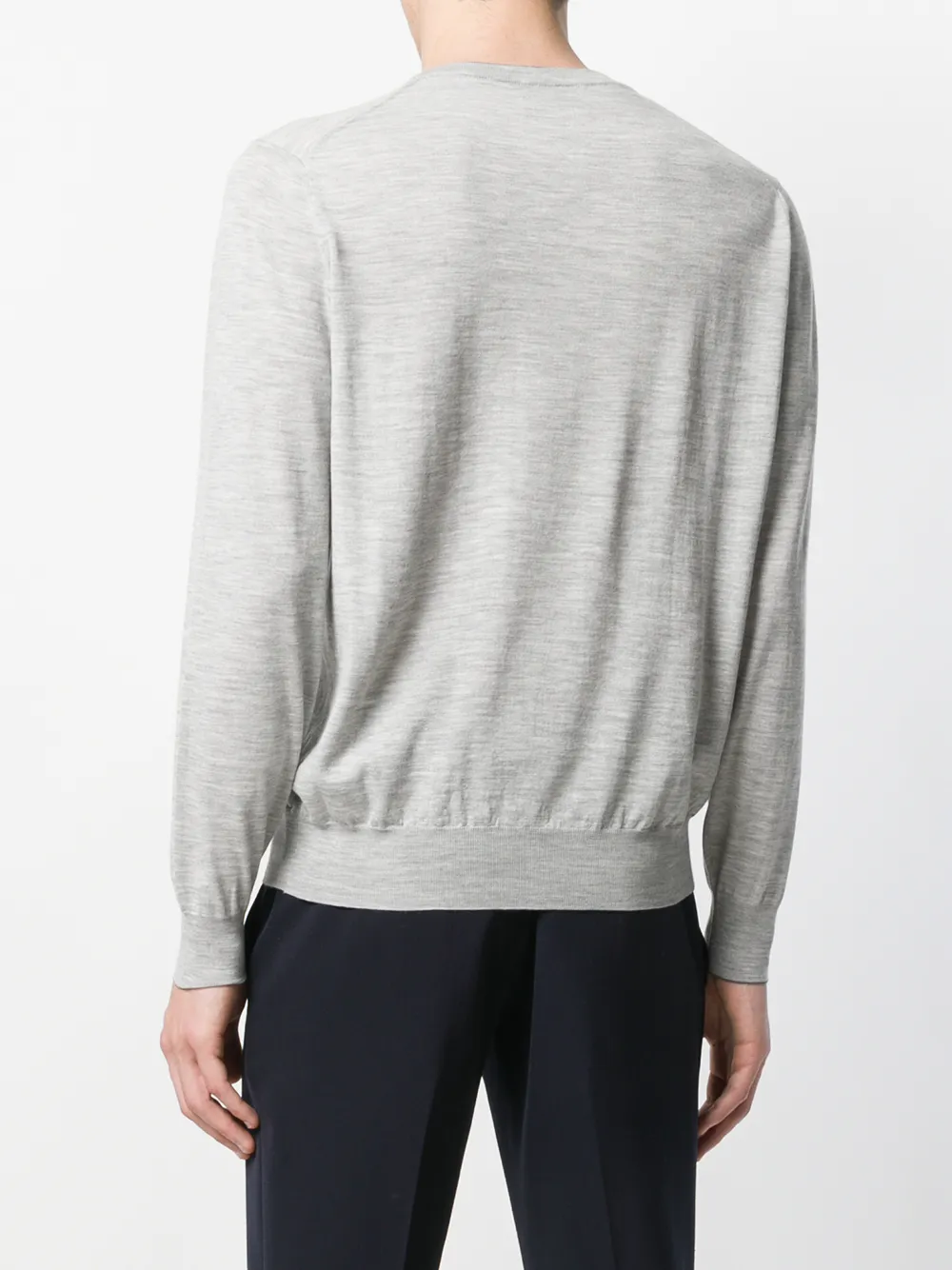 Brunello Cucinelli trui met ronde hals Grijs