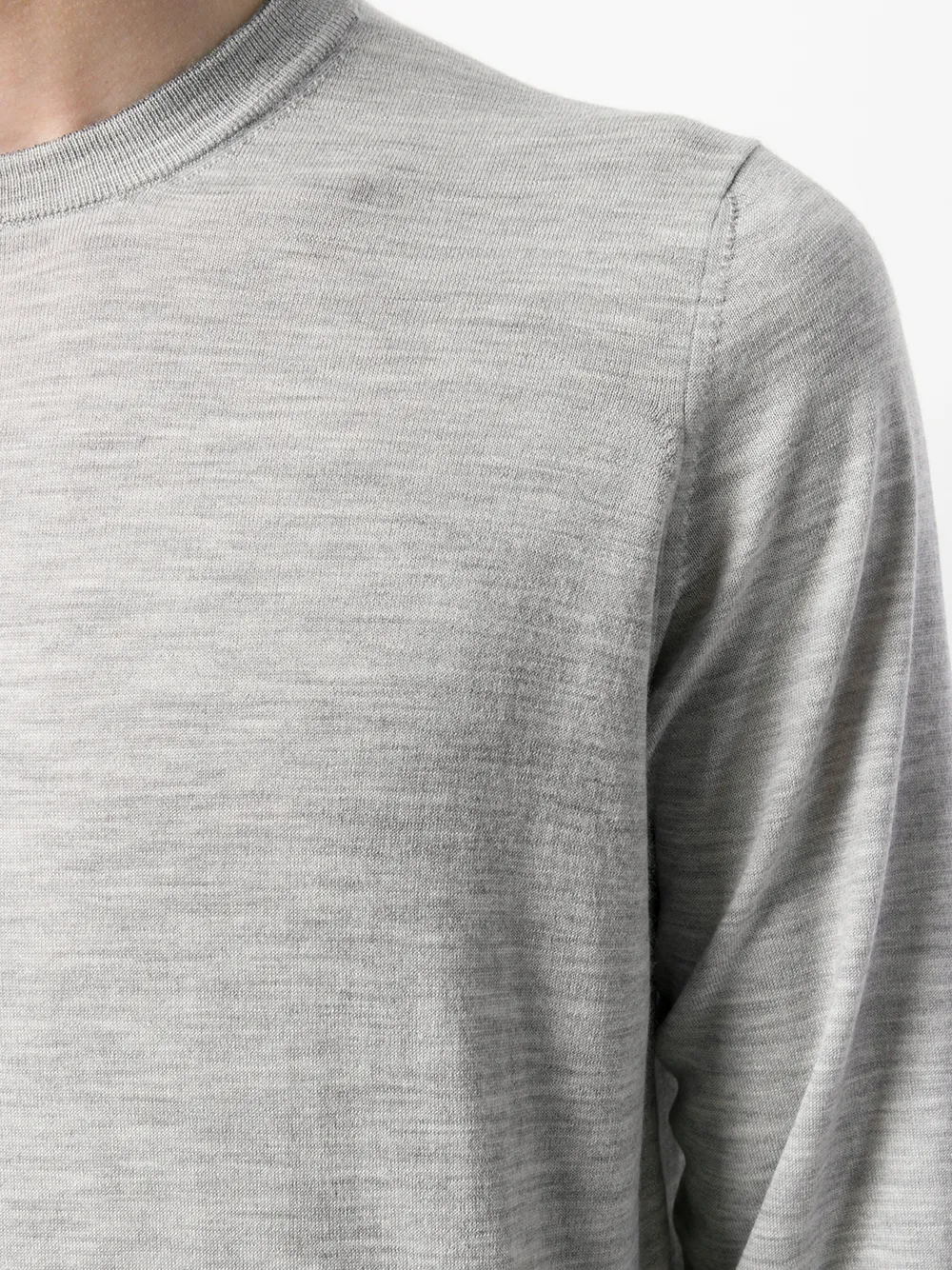 Brunello Cucinelli trui met ronde hals Grijs