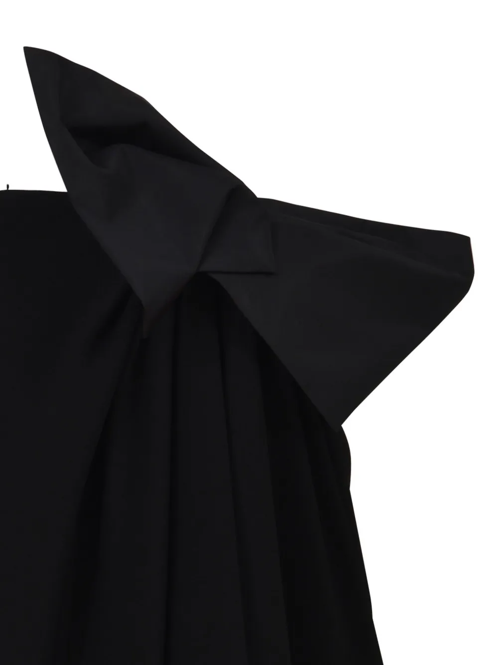  Saint Laurent Kleid Mit Schleife   Schwarz 