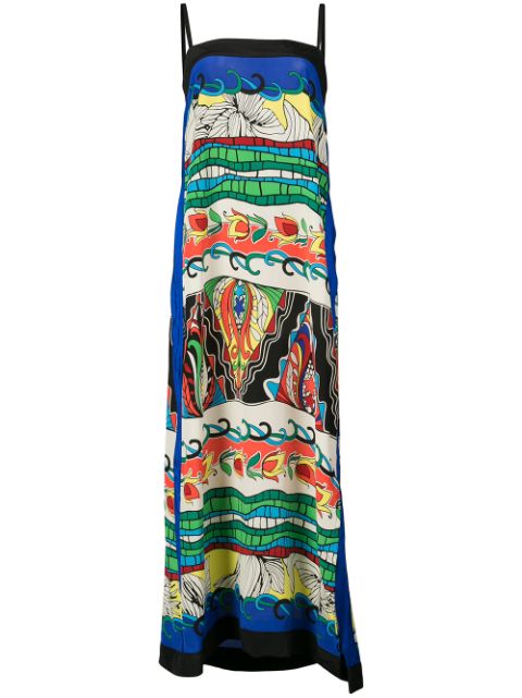 WARM printed column shift dress,SS183012922756