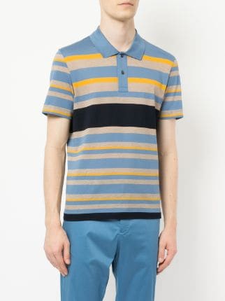 multi-stripe polo shirt展示图