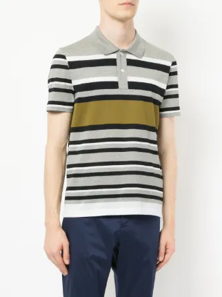 multi-stripe polo shirt展示图