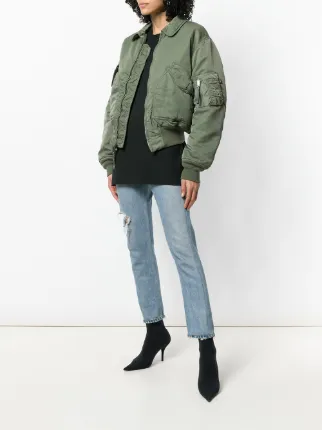 cropped bomber jacket展示图