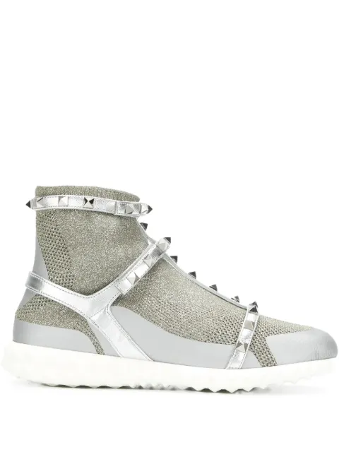 Valentino Garavani zapatillas altas Rockstud