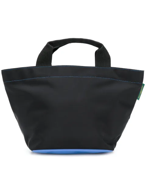 Hervé Chapelier contrast stitch small tote bag