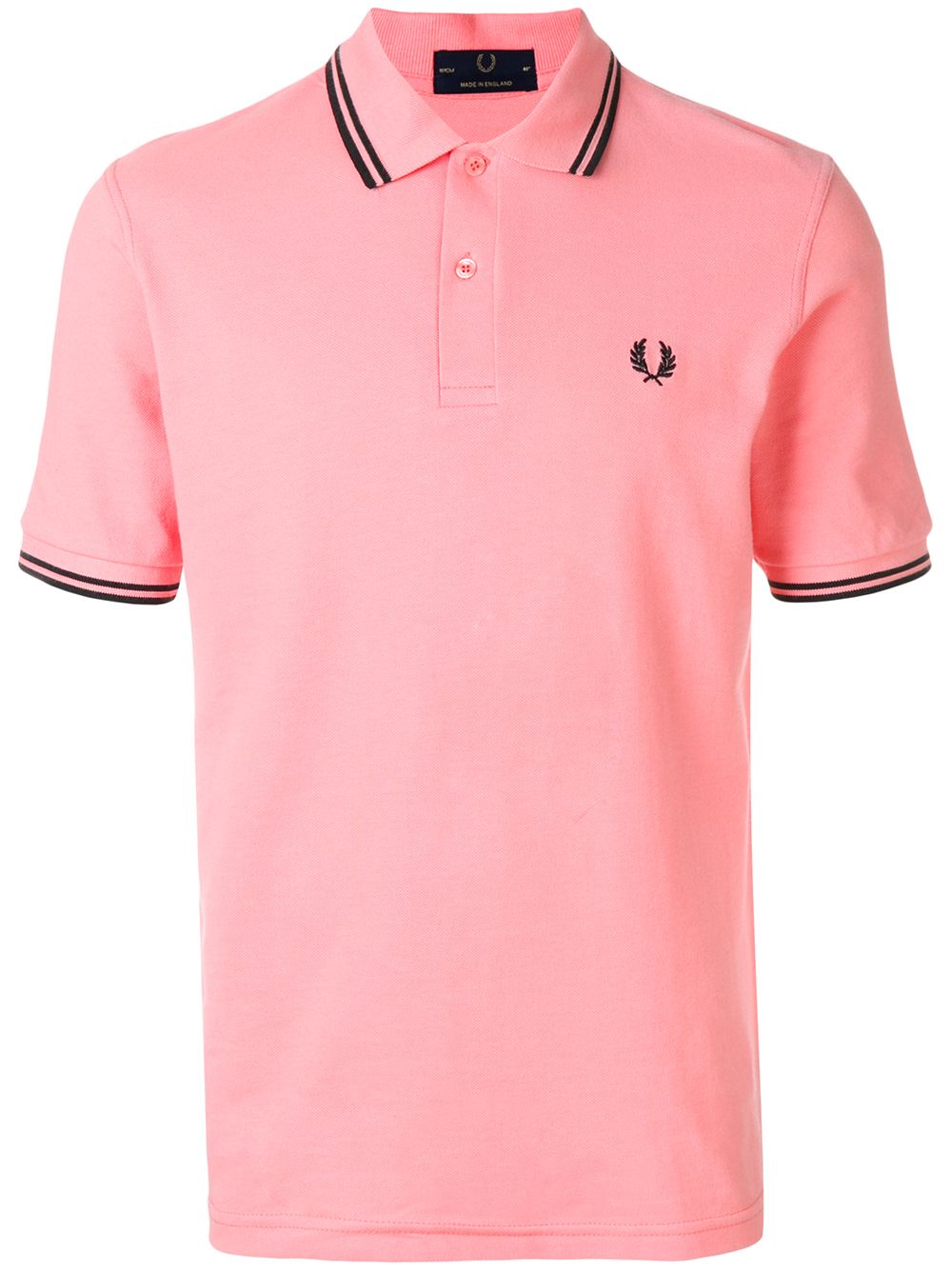 FRED PERRY striped trim polo shirt,M1212923566