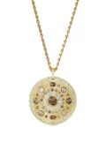 DE BEERS 18kt yellow gold Talisman Medal diamond necklace