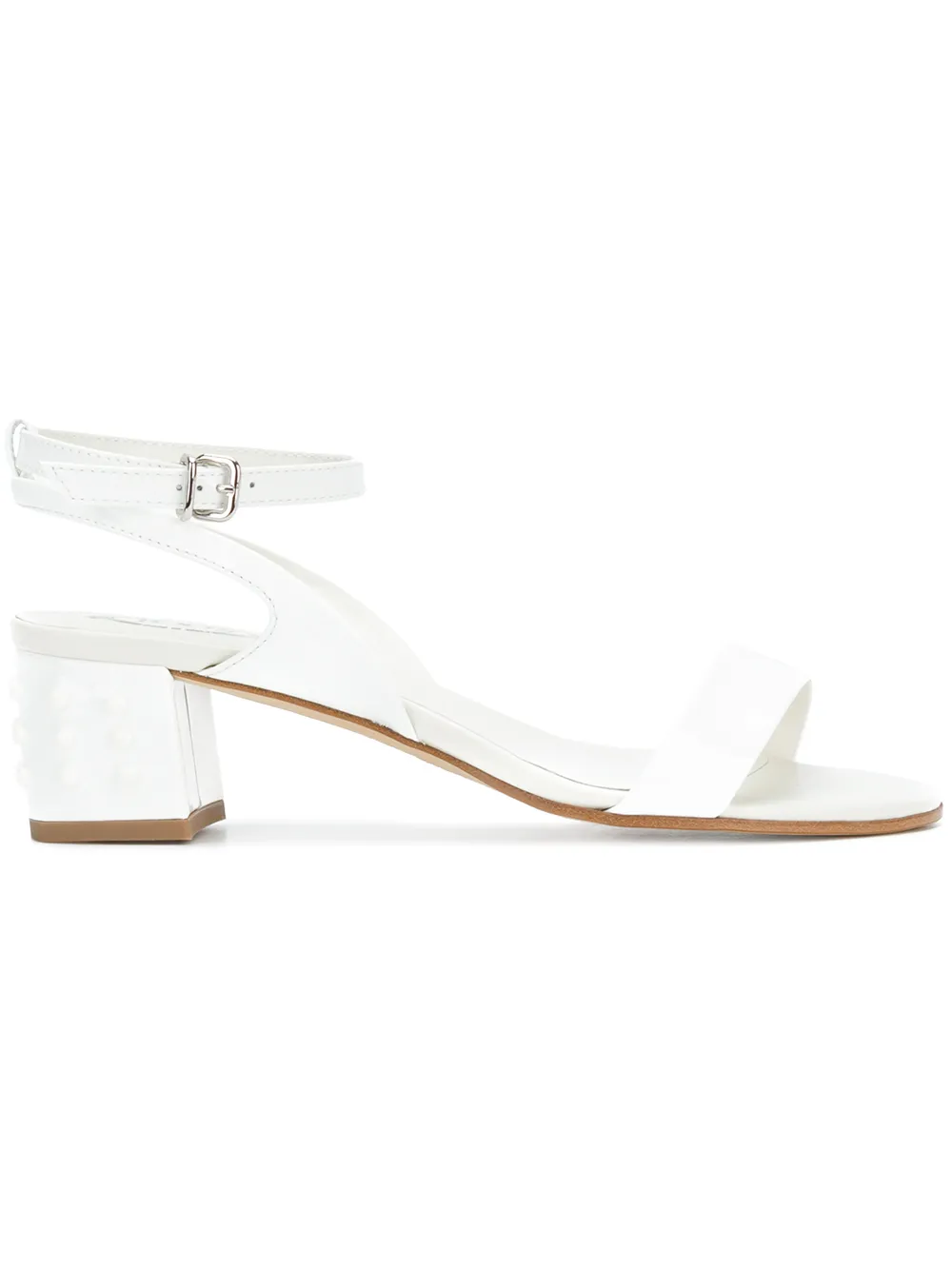 Tod's stud detail block-heel sandals | blanco | Image 1