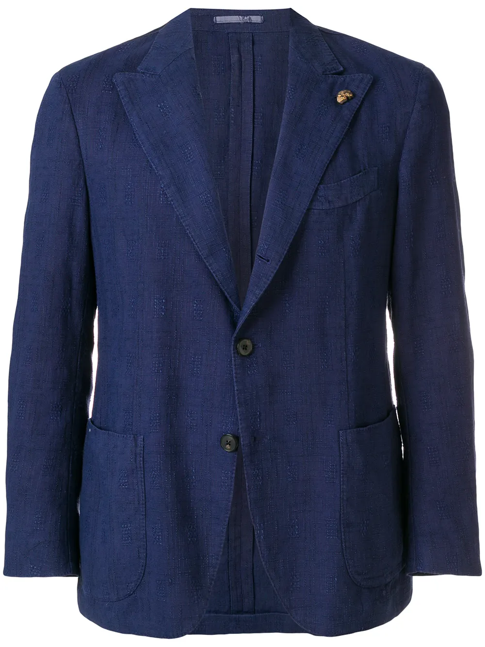 Gabriele Pasini textured single breasted blazer | azul | Image 1