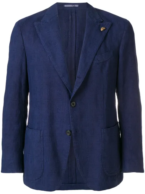 Gabriele Pasini textured single breasted blazer