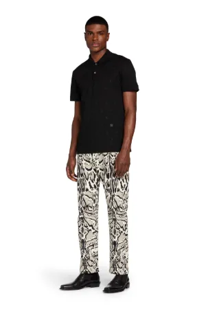 RC Monogram-Embroidered Cotton Polo 