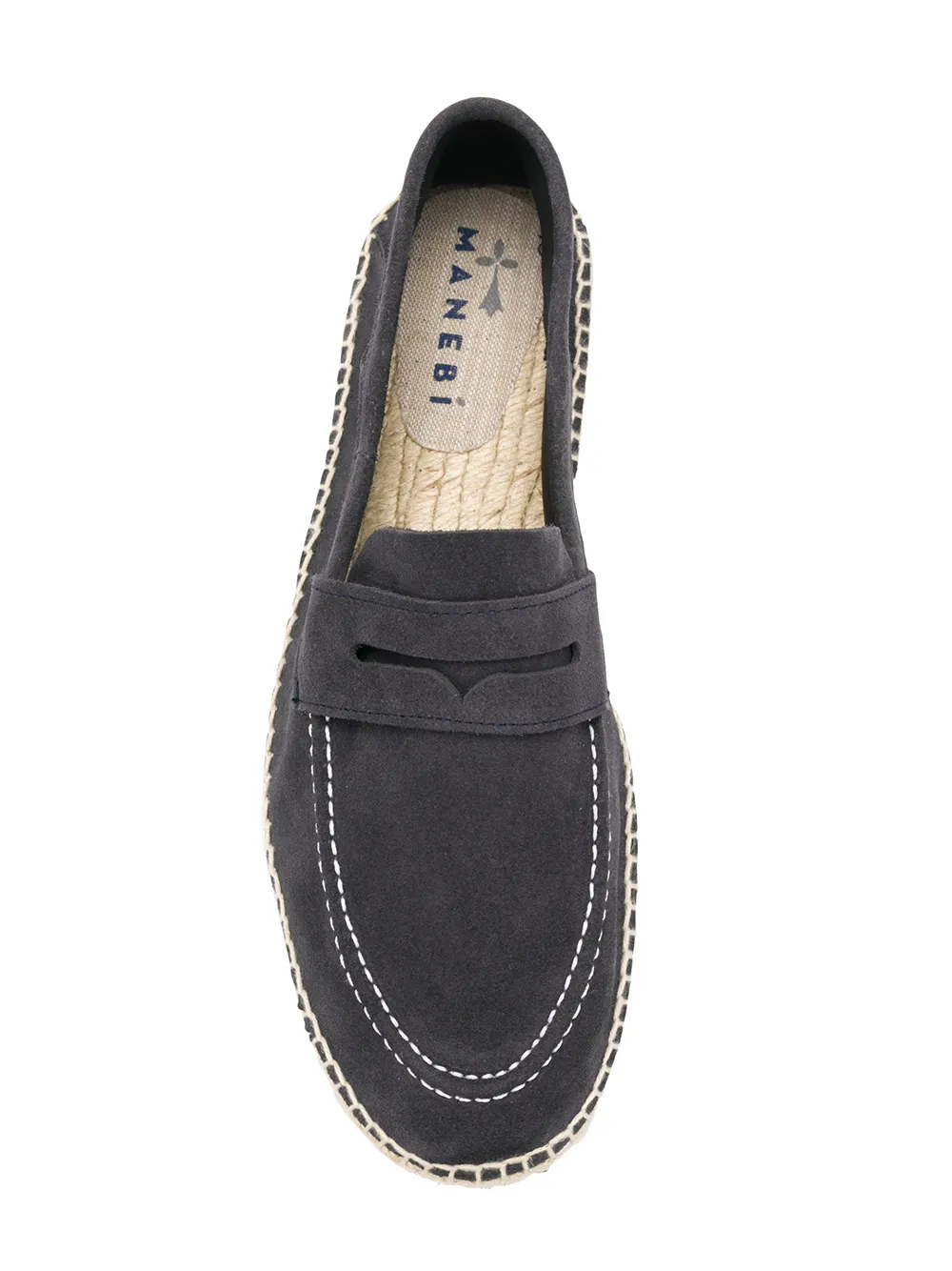Manebi instapperige espadrilles Blauw