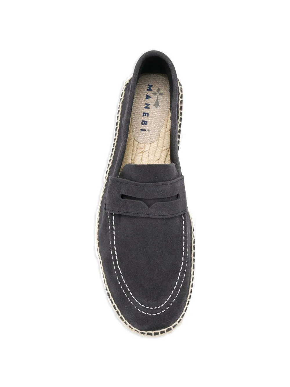  Manebi Loafer Espadrilles - Blue 