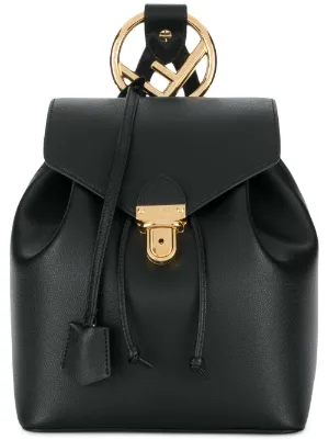 Fendi Bags Luxury Handbags Farfetch Australia Calf Leather Classic Logo Backpack