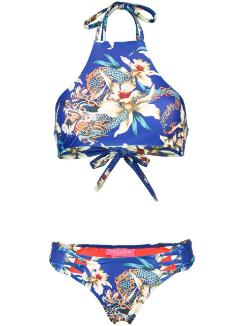 Islang floral print bikini set
