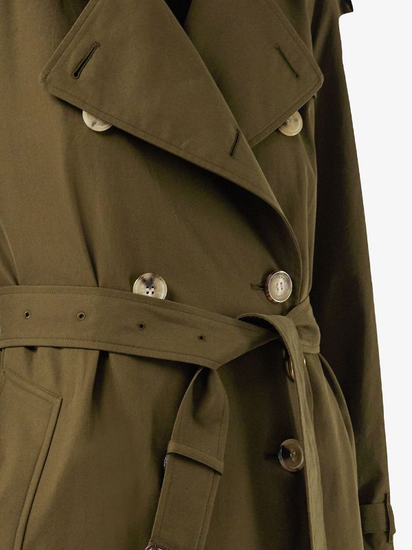 khaki burberry trench coat