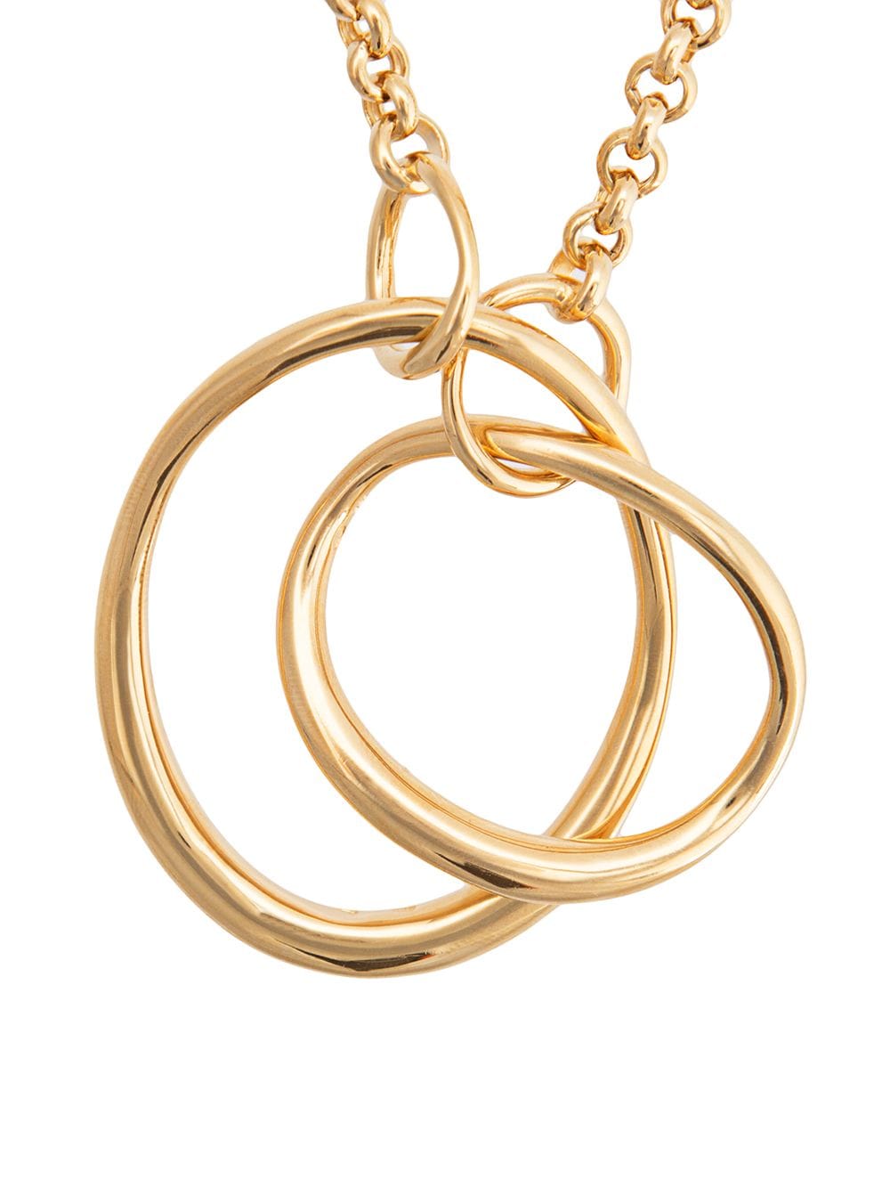 Shop Charlotte Chesnais Symi Pendant Necklace In Metallic