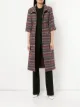 Image 2 of Chanel Pre-Owned three-quarter sleeves striped coat