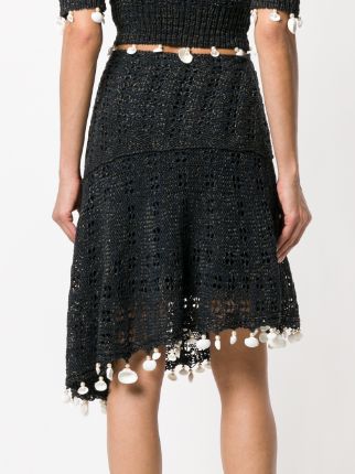 asymmetric knit skirt展示图