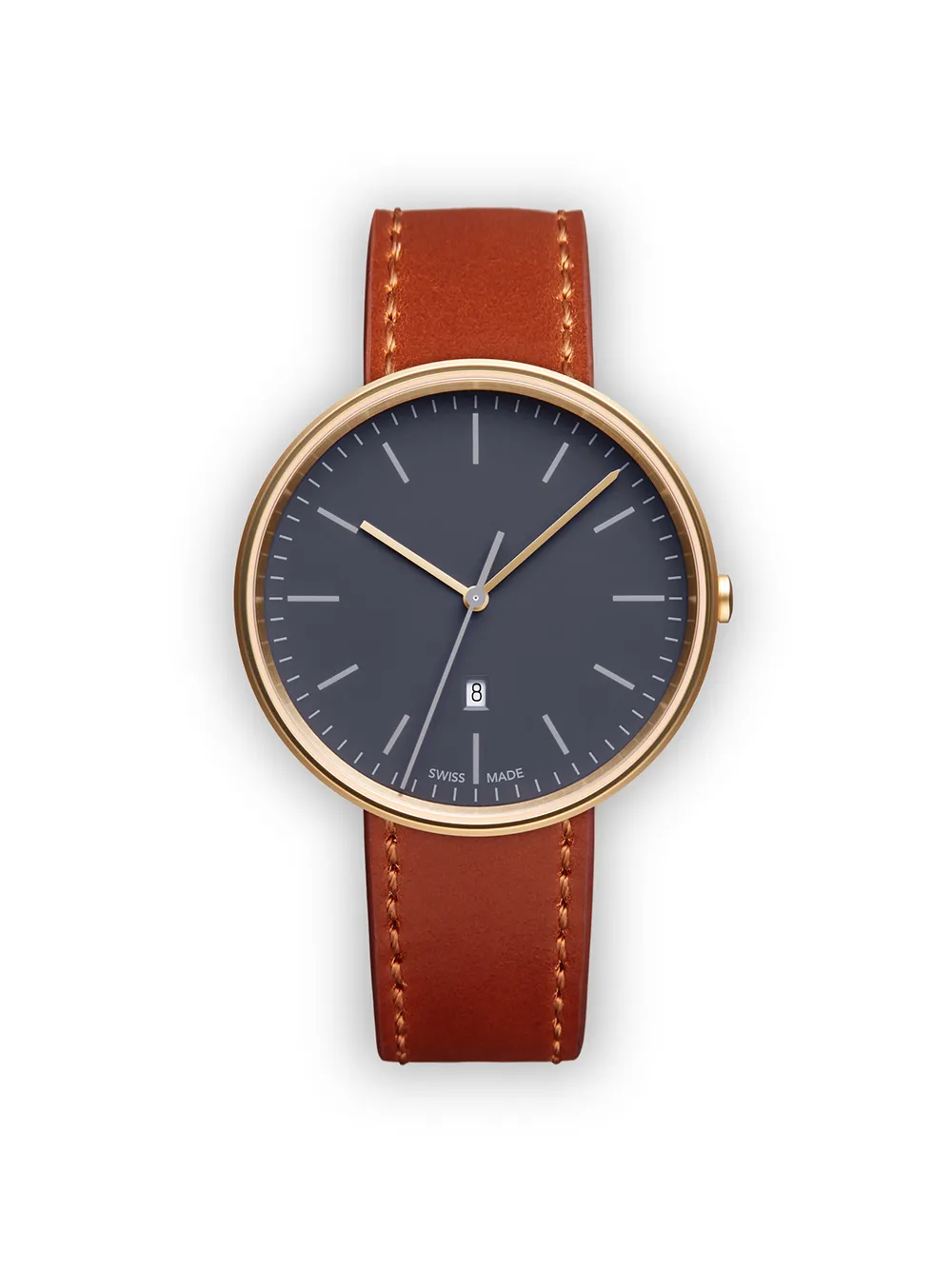 Uniform Wares M38 Date Watch In Brown