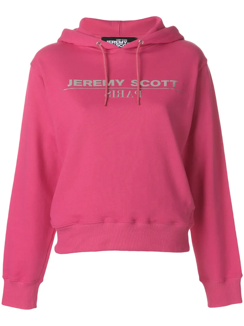 Jeremy Scott толстовка с капюшоном и логотипом